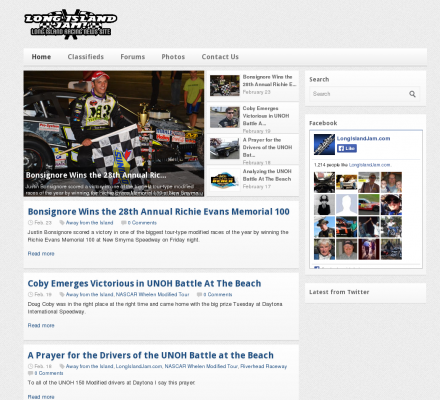 Area Auto Racing News on Auto Racing  News And Media   The Long Island Jam  Provides News