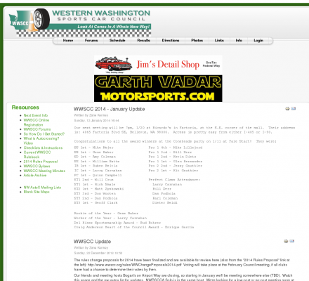 Washington Auto Racing on Sports  Motorsports  Auto Racing  Clubs   Western Washington