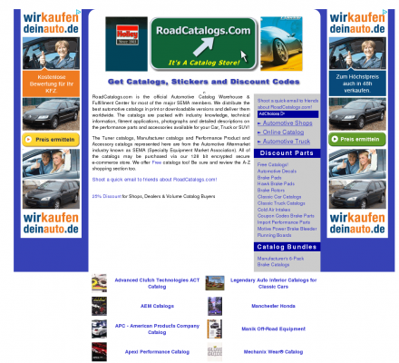 Auto Racing Publications on Catalogs For High Performance Auto Racing Parts And Auto Accessories