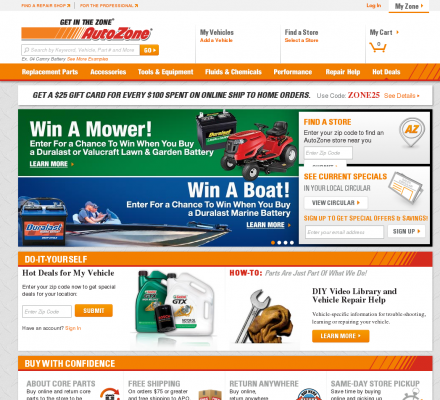Auto Zone Parts Stores on Autozone  Inc    National Chain Of Auto Parts Stores  Based In Memphis